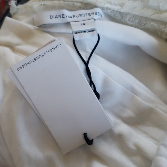 Diane Von Furstenberg Zarita White Lace Dress - Picture 15 of 16